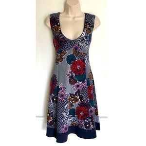 Anthropologie Maeve Women’s “Fairchild” Fit&Flare Sleeveless Floral Dress XS